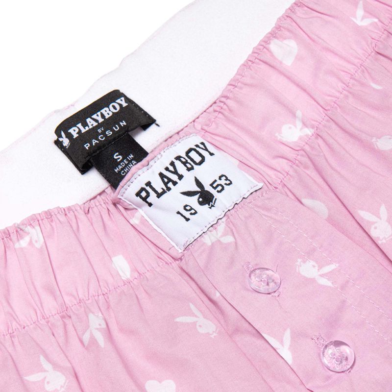 Bermudas Playboy Bunny Boxers Mujer Negros | 9167-FOTIG