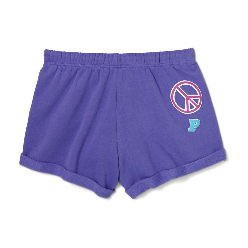 Bermudas Playboy Cabin Fever Sweats Mujer Morados | 9152-GAXSO