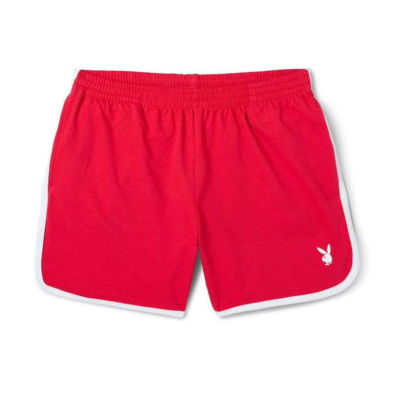 Bermudas Playboy Campout Hombre Rojos | 2580-COMSX