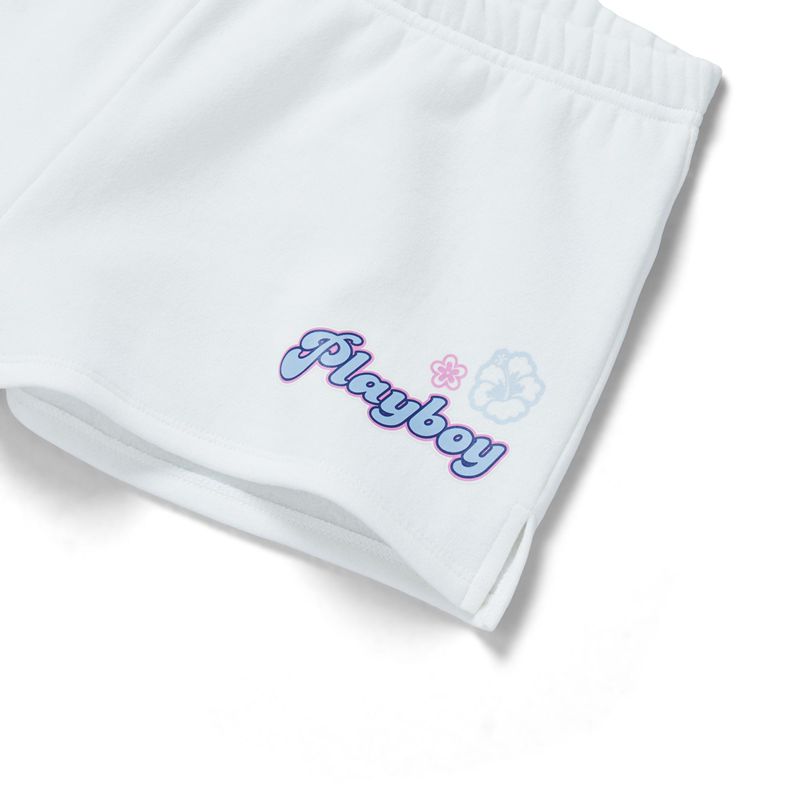 Bermudas Playboy Coconut Girlys Mujer Blancos | 3175-OKCPD