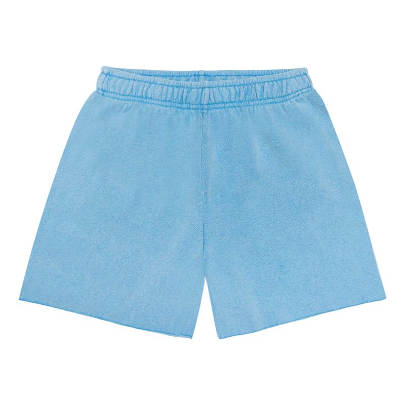 Bermudas Playboy Contrast Stitch Boyfriend Mujer Azules | 1067-TCKEH