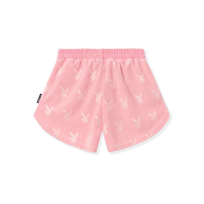 Bermudas Playboy Missguided Deporte Correr Mujer Rosas | 0123-SCRAW