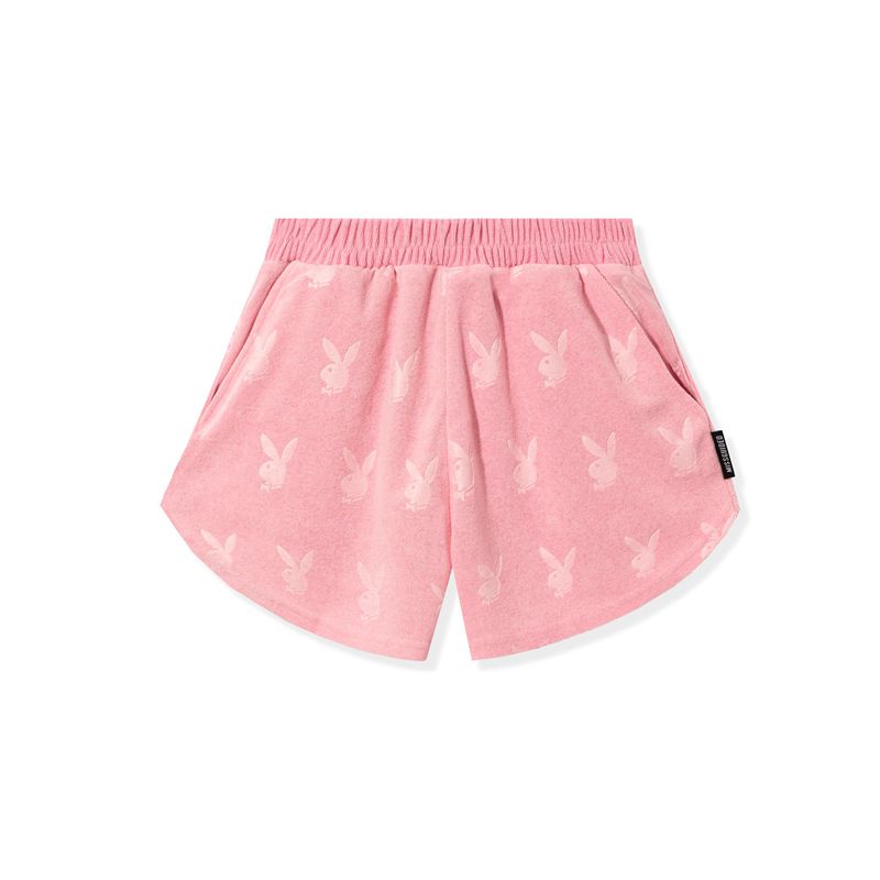 Bermudas Playboy Missguided Deporte Correr Mujer Rosas | 0123-SCRAW