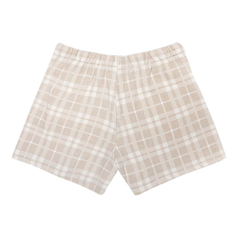 Bermudas Playboy Oversized Plaid Mujer Marrom | 8360-LRXGT