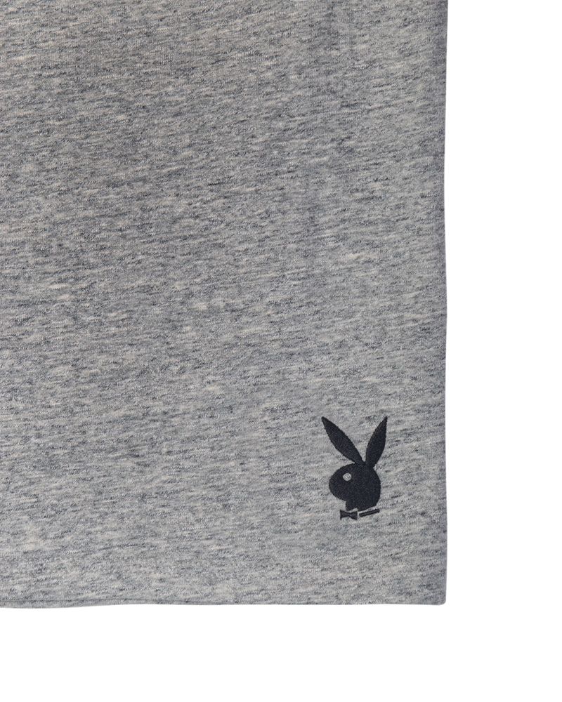 Bermudas Playboy Rabbit Head Sweat Hombre Grises | 4873-HMVKO