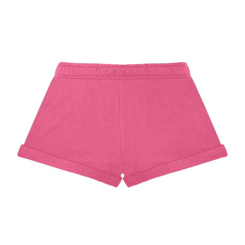 Bermudas Playboy Rolled Sweat Mujer Rosas | 4201-PQCLW