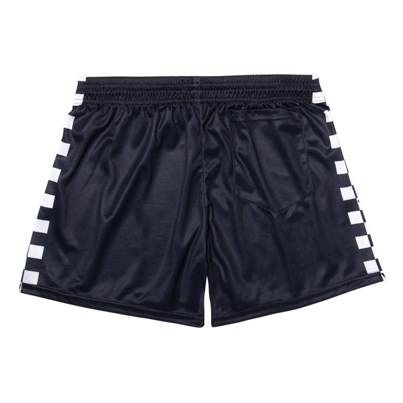 Bermudas Playboy Speed Racer Mesh Hombre Negros Blancos | 6587-QHNCI