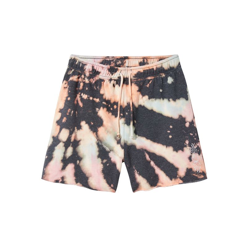 Bermudas Playboy Tie-Dye Grunge Sweat Mujer Multicolor | 3059-HZUIV