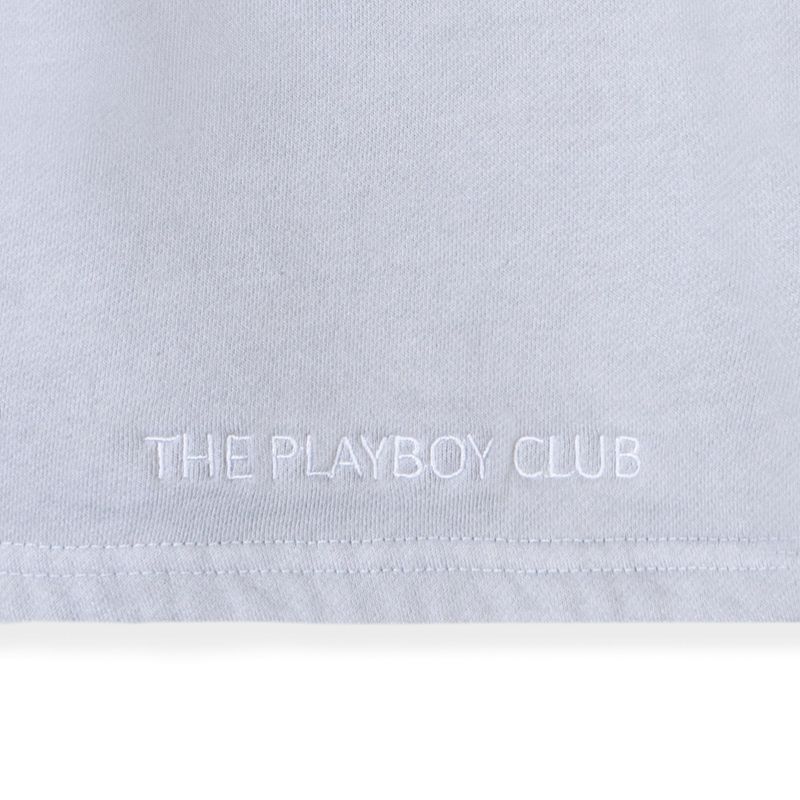 Bermudas Playboy Vip Club Sweat Hombre Grises | 8657-MJWUT