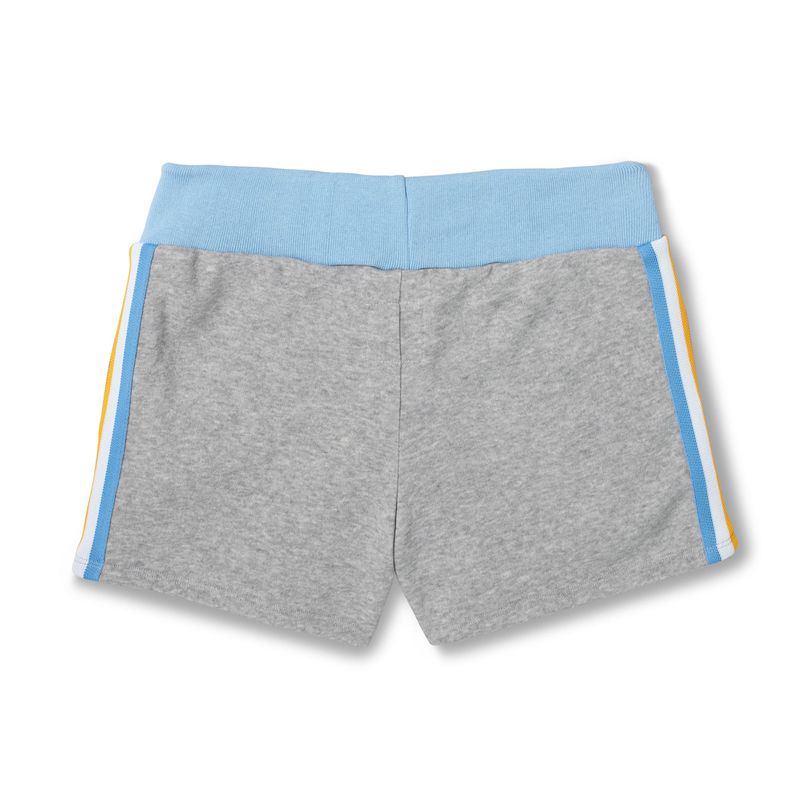 Bermudas Playboy Warmups Mujer Grises Azules | 1502-IXTQO