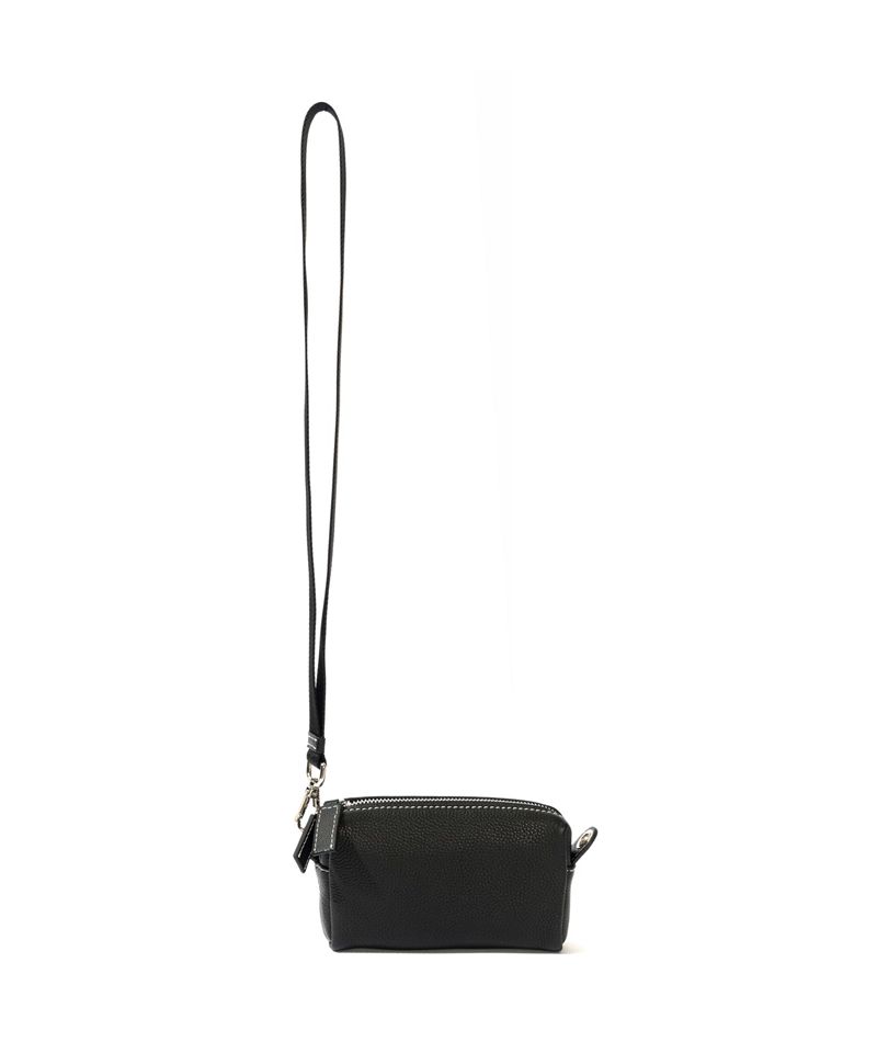 Bolsas De Mano Playboy Cuero Pouchette Mujer Negros | 3971-HZQGP