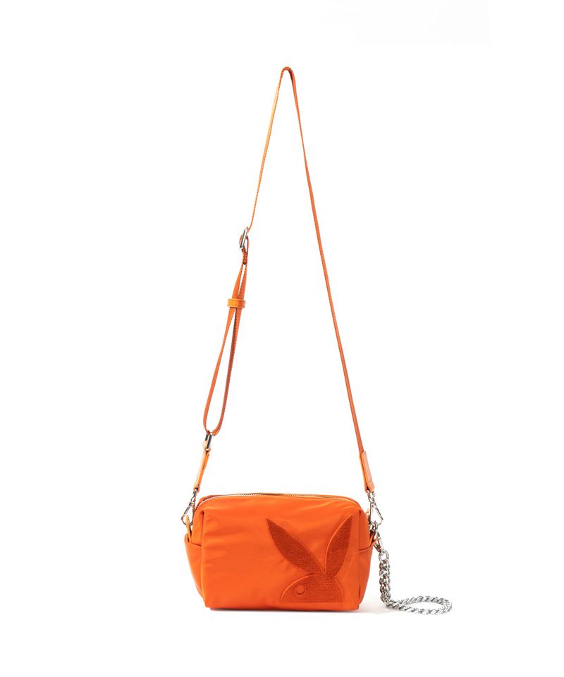 Bolsas De Mano Playboy Nylon Crossbody Mujer Azules Oscuro | 6784-TQBHD