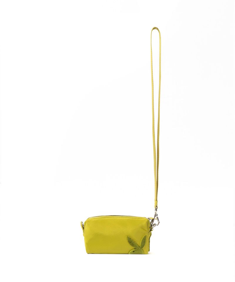 Bolsas De Mano Playboy Nylon Pouchette Mujer Verde Oliva | 7803-PVACK