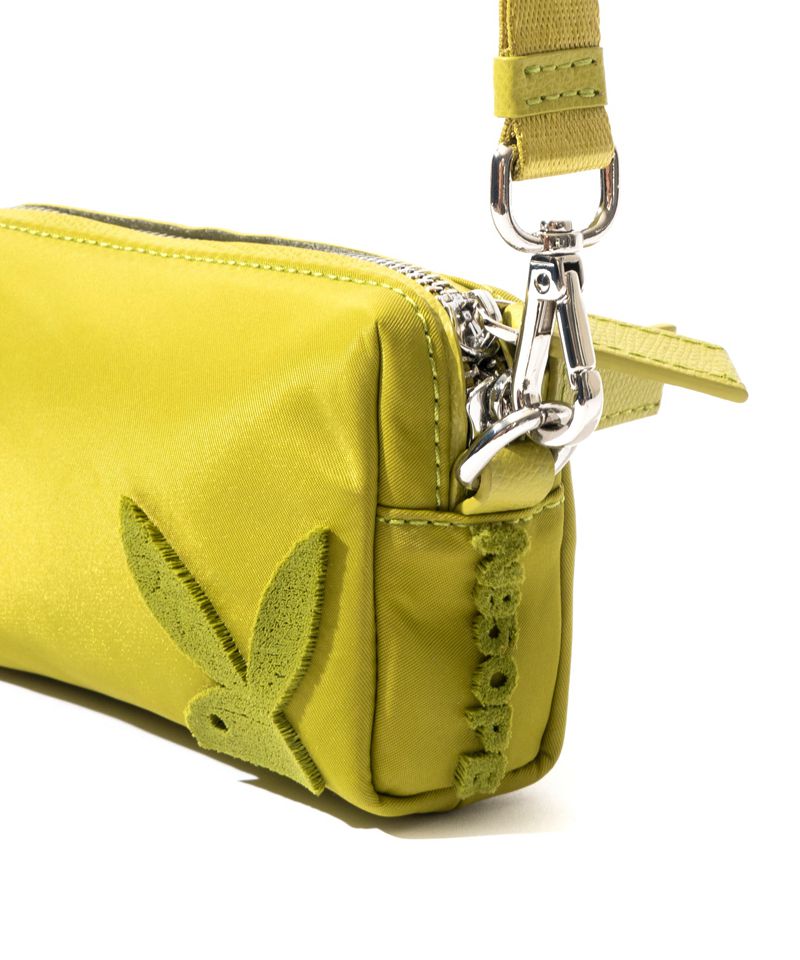 Bolsas De Mano Playboy Nylon Pouchette Mujer Verde Oliva | 7803-PVACK