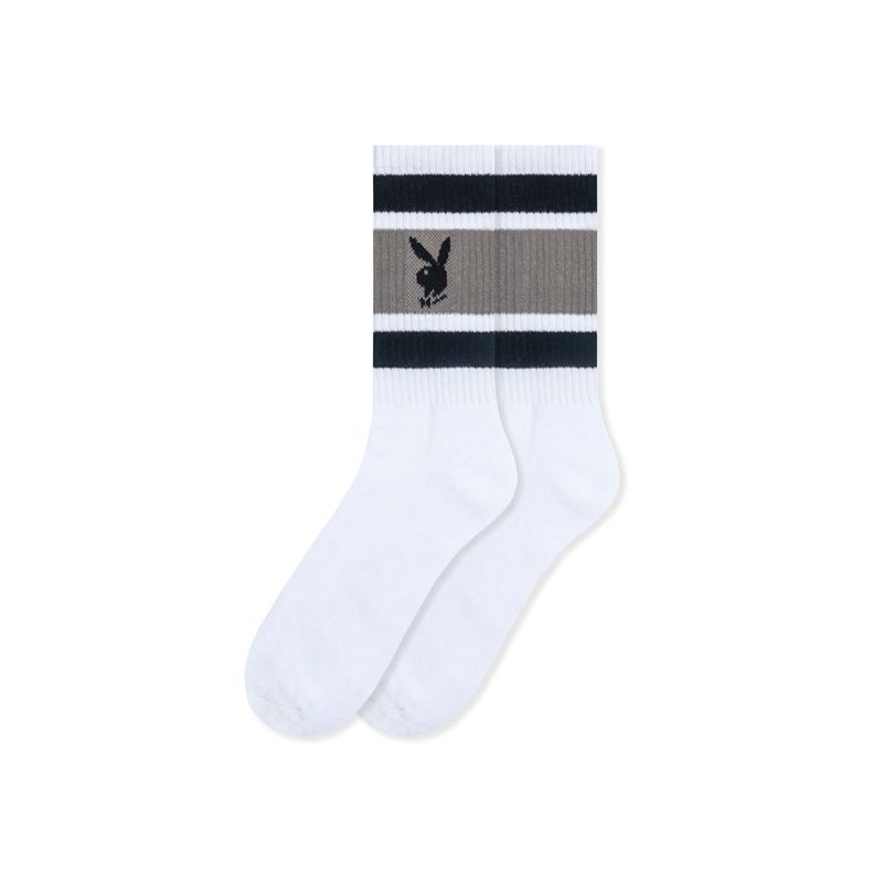 Calcetines Playboy Three Pack Crew Hombre Multicolor | 0548-SRFAN