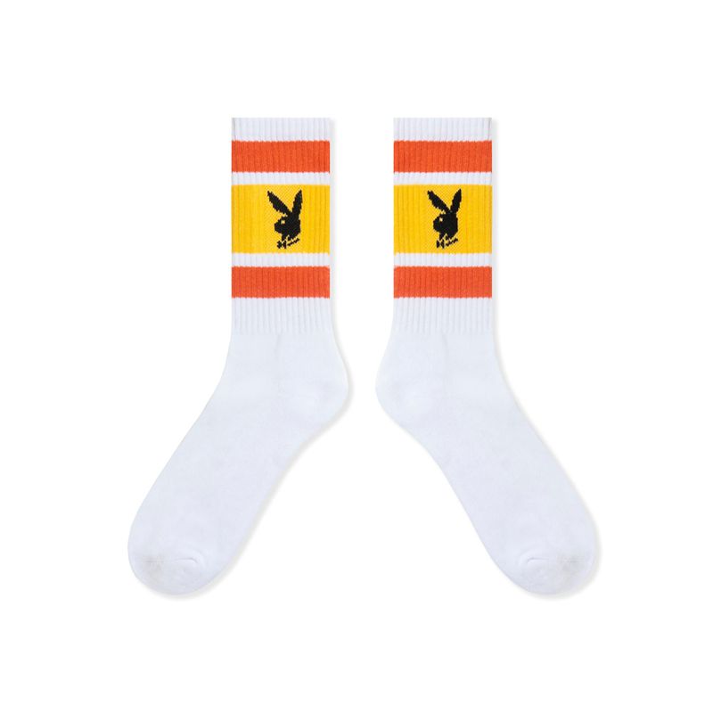 Calcetines Playboy Three Pack Crew Hombre Multicolor | 0548-SRFAN