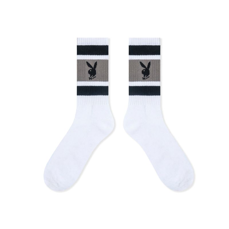 Calcetines Playboy Three Pack Crew Hombre Multicolor | 0548-SRFAN