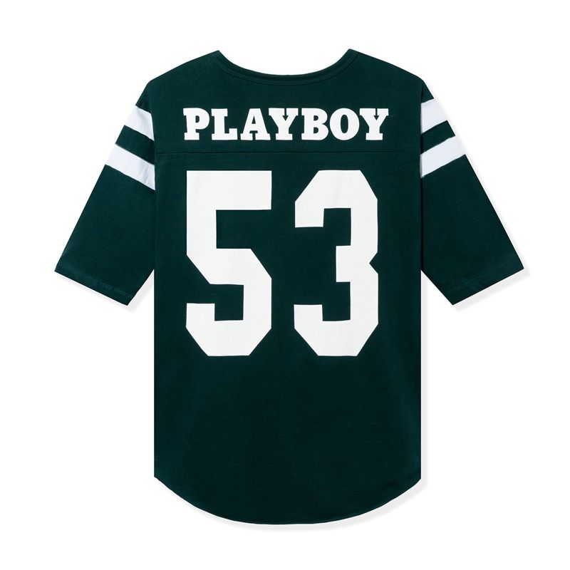 Camisas Playboy 53 Jersey Hombre Negros Blancos | 4735-ZDGMU