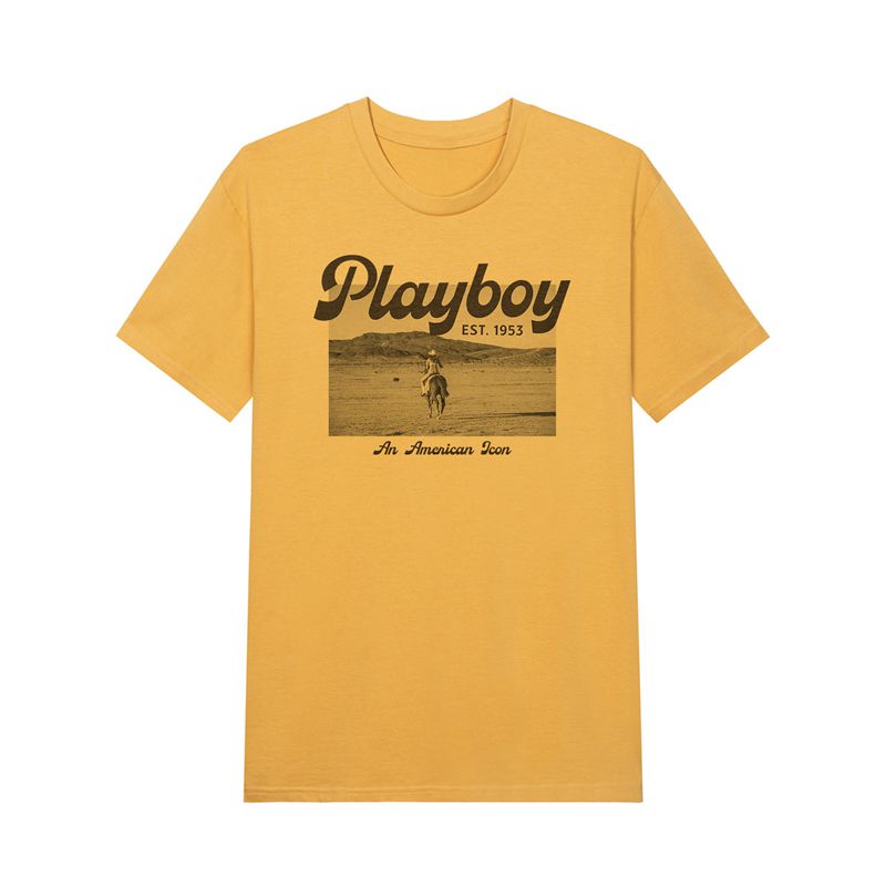 Camisas Playboy Desperado American Icon Hombre Blancos | 1345-WEUVI