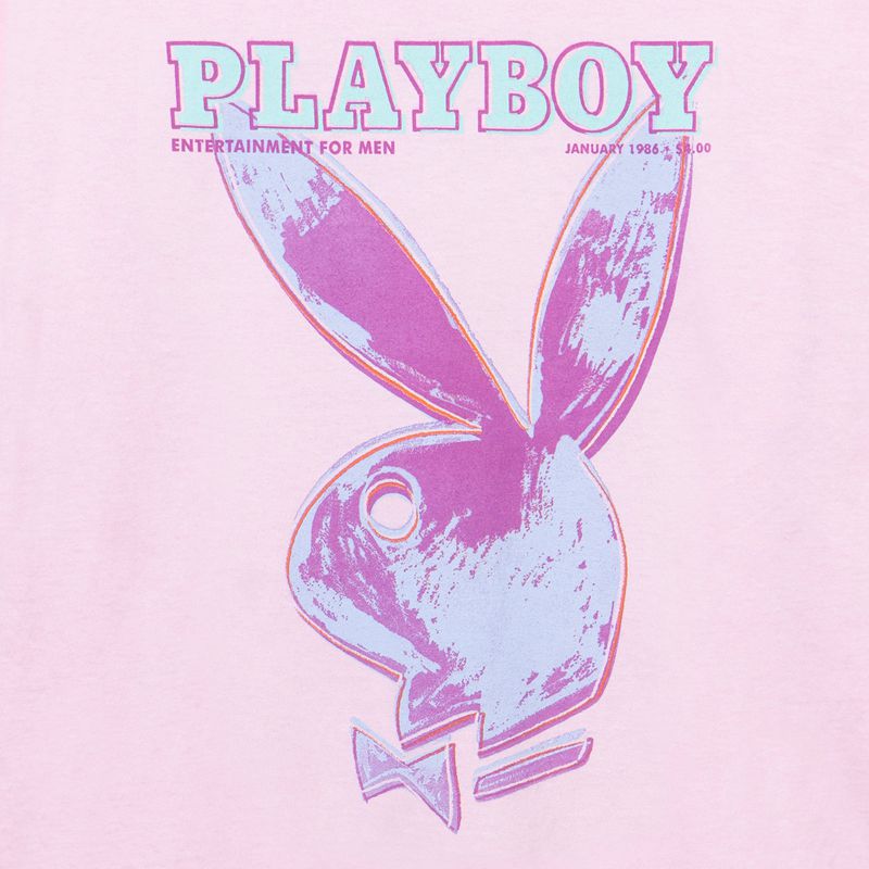 Camisas Playboy January 1986 Andy Warhol Cover Long Sleeve Hombre Rosas | 5380-HYUWG