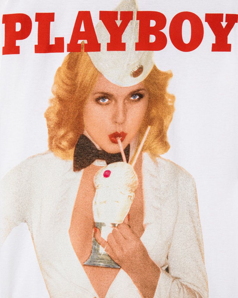 Camisas Playboy May 1977 Cover Hombre Blancos | 0683-NCIHU