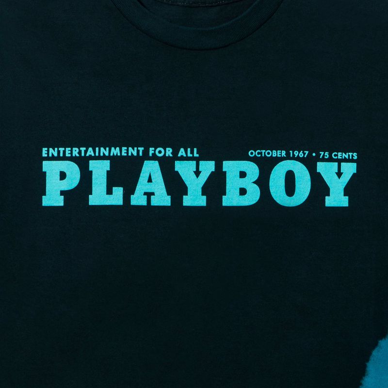 Camisas Playboy October 1967 Tie Dye Hombre Negros Azules | 0581-JYDOP