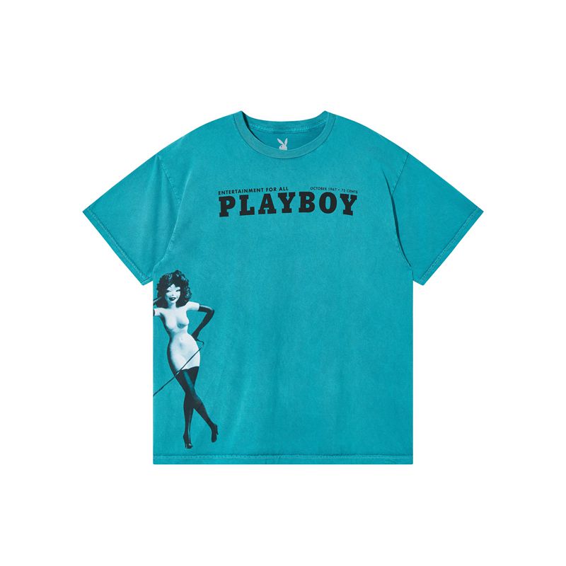 Camisas Playboy October 1967 Washed Hombre Verdes | 2340-WZDPB