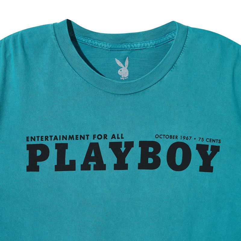 Camisas Playboy October 1967 Washed Hombre Verdes | 2340-WZDPB