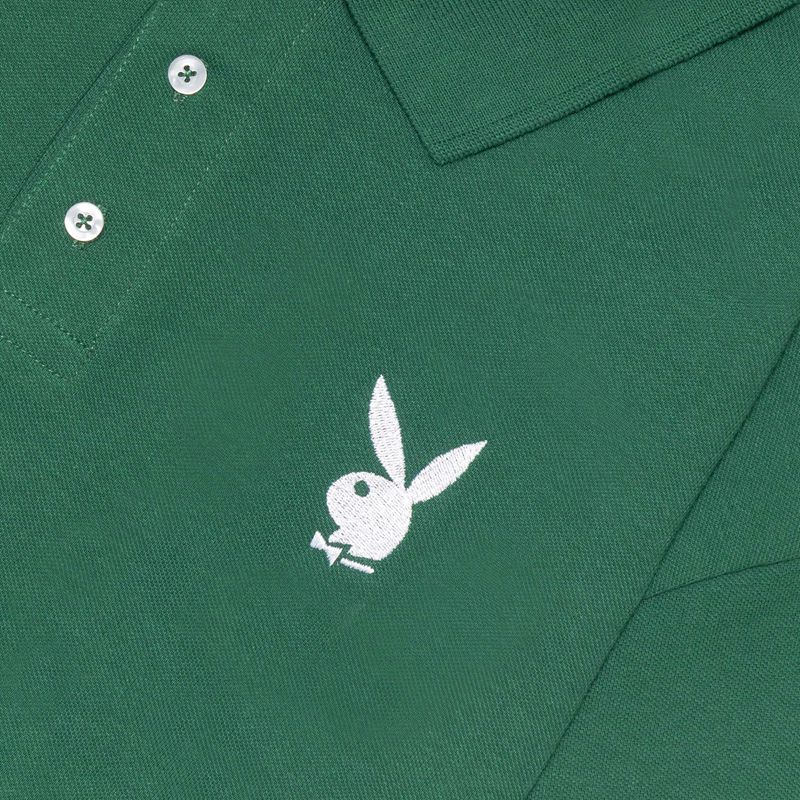 Camisas Playboy Performance Rabbit Head Polo Hombre Vino | 8721-WZLKM