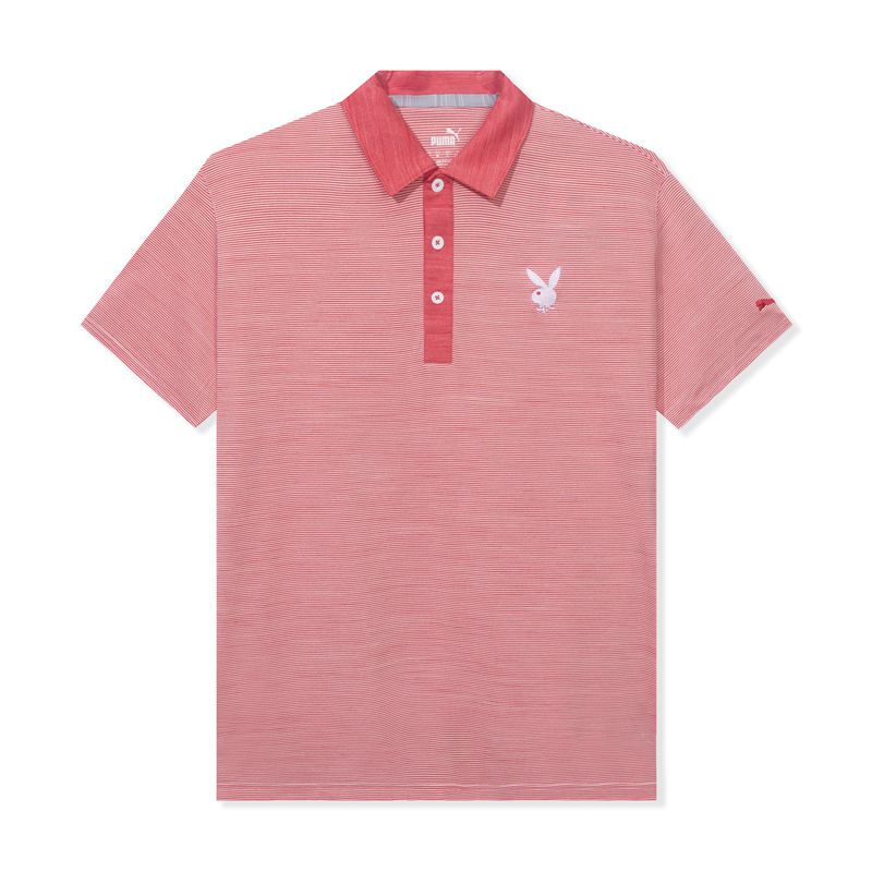 Camisas Playboy Puma Golf Legend Polo Hombre Rojos | 7931-TKEMF