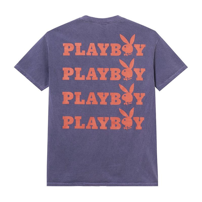 Camisas Playboy Purple Graphic Hombre Morados | 5864-QLVOA