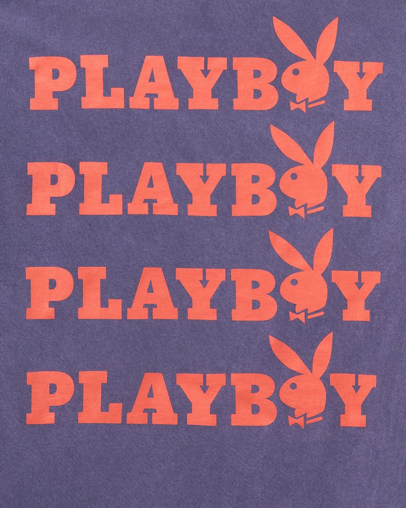 Camisas Playboy Purple Graphic Hombre Morados | 5864-QLVOA