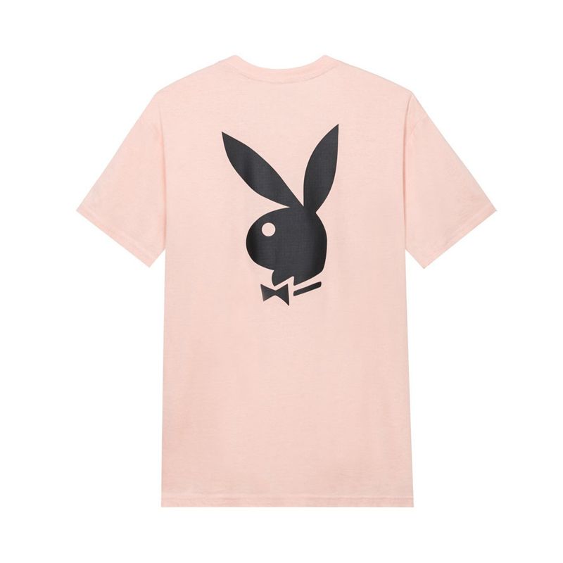 Camisas Playboy Rabbit Head Logo Hombre Rosas | 5317-HNFEZ