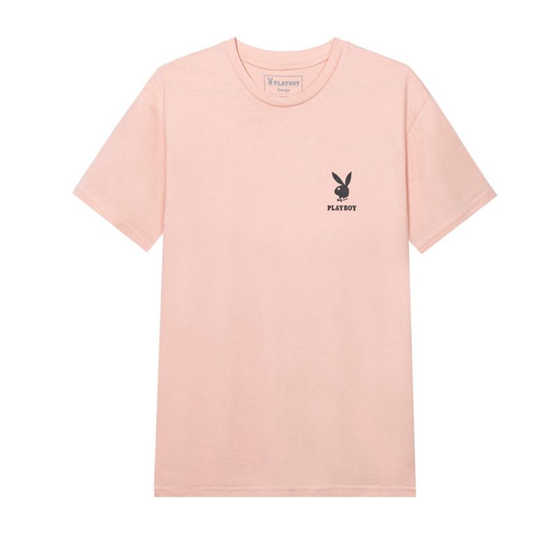 Camisas Playboy Rabbit Head Logo Hombre Rosas | 5317-HNFEZ