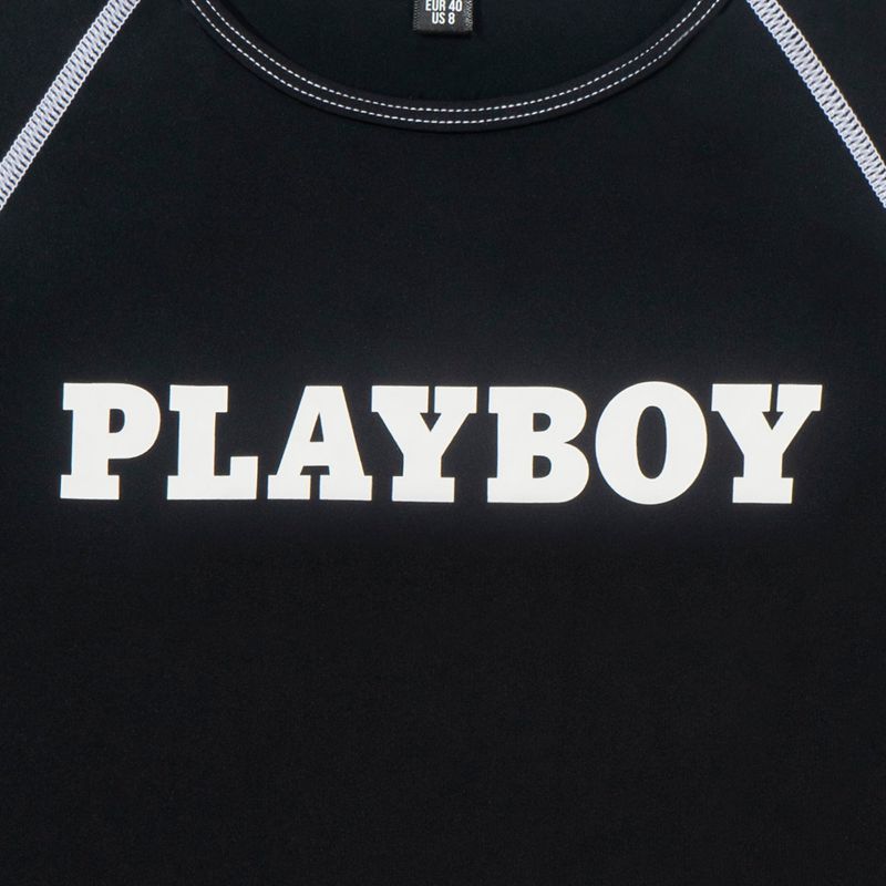 Camiseta Playboy Active Contrast Stitch Tee Mujer Naranjas | 2140-MBCJH