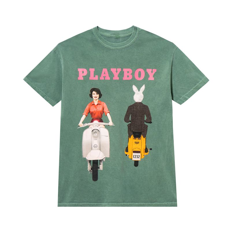 Camiseta Playboy June 1959 Playboy Cover Tee Mujer Verdes | 2067-OKTSC