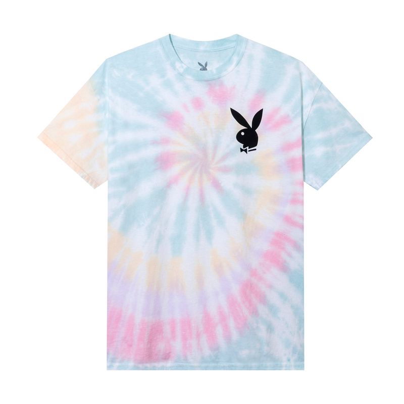 Camiseta Playboy Pride Is Good Multi-Tie Dye Mujer Multicolor | 7624-IMFJH