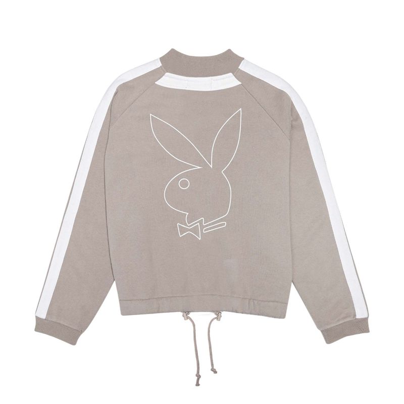 Chaquetas Playboy Bunny Bomber Mujer Grises | 6814-MWQYV