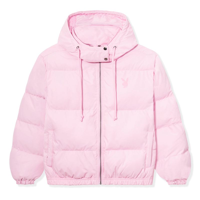 Chaquetas Playboy Club Puffer Mujer Rosas | 0523-HKTWI