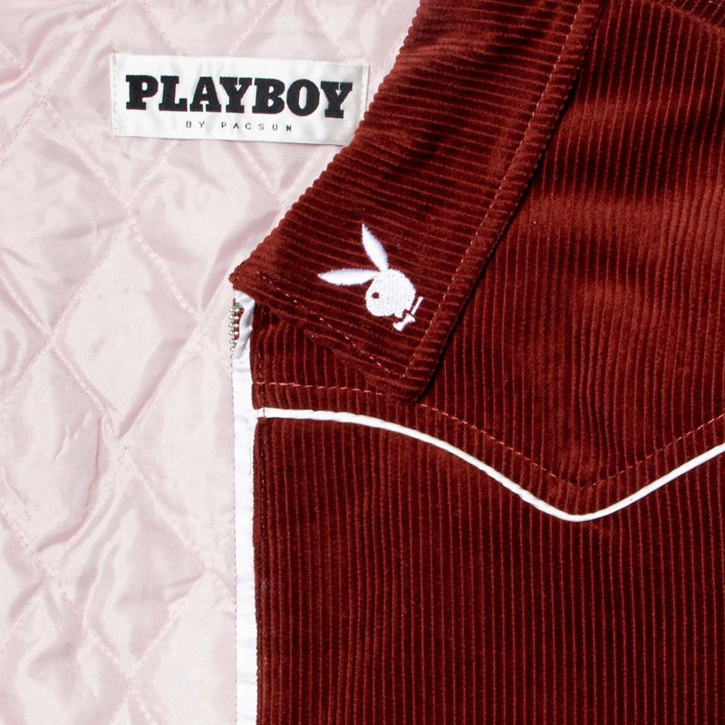 Chaquetas Playboy High Roller Jacket Hombre Rojos Oscuro | 8092-EMNWK