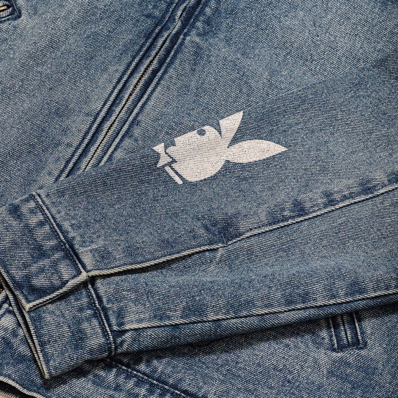 Chaquetas Playboy Lost Years Denim Jacket Hombre Azules | 3064-HSLXC