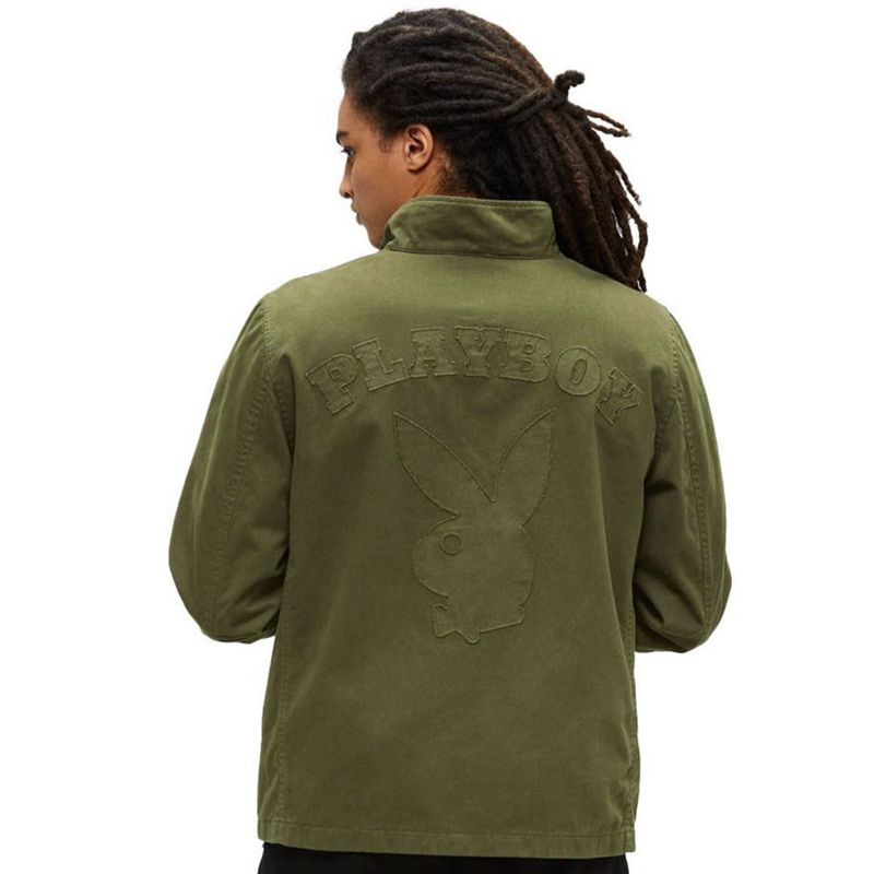 Chaquetas Playboy X Alpha Industries Field Jacket Hombre Verdes | 6593-KTAEV