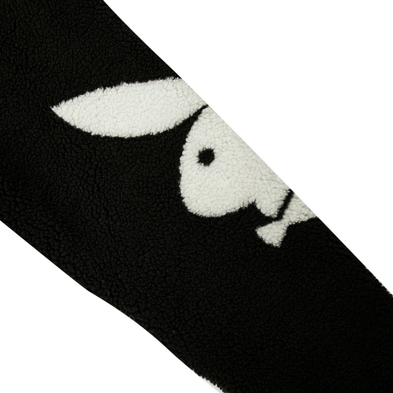 Chaquetas Playboy X Pleasures Bunny Sherpa Zip Up Jacket Hombre Negros | 1703-TOIDR