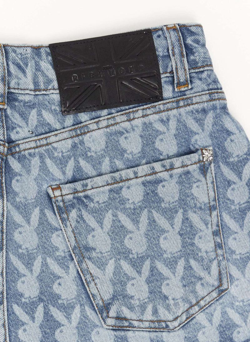 Jeans Playboy X John Richmond Mujer Azules Oscuro | 3208-VYWLJ