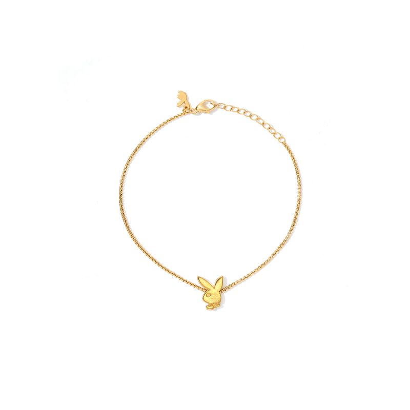 Joyería Playboy Bunny Chain Bracelet Mujer Dorados | 4798-HQIDG