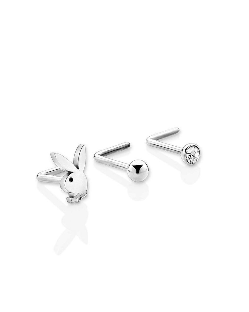 Joyería Playboy Bunny Nose Studs Mujer Dorados | 0493-SMHXI