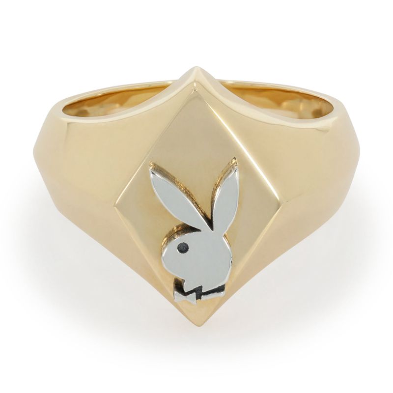 Joyería Playboy X The Great Frog Ace Of Diamonds Ring Hombre Dorados | 2019-ISEND