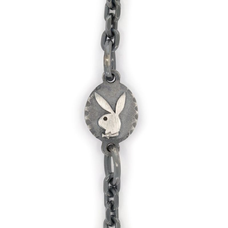 Joyería Playboy X The Great Frog Souvenir Pendant Hombre Grises | 9042-ADIQC