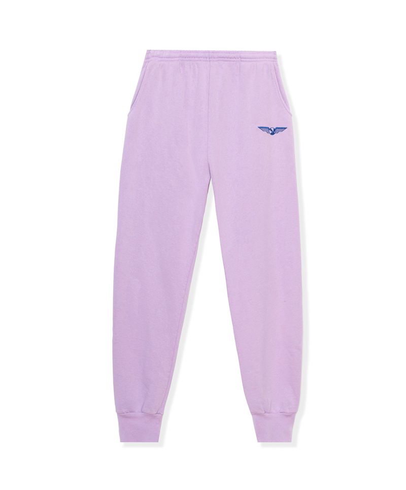 Pantalones Deportivos Playboy Aviation Wings Jogger Pant Hombre Morados | 2460-XACND