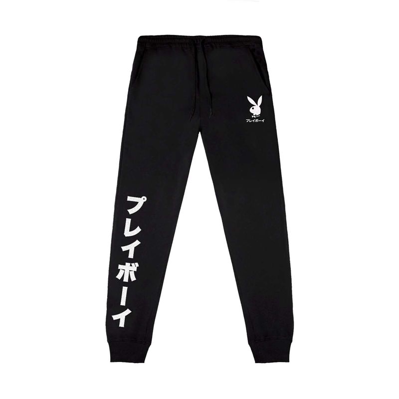 Pantalones Deportivos Playboy Japanese Rabbit Head Joggers Hombre Blancos | 6074-NXEMZ